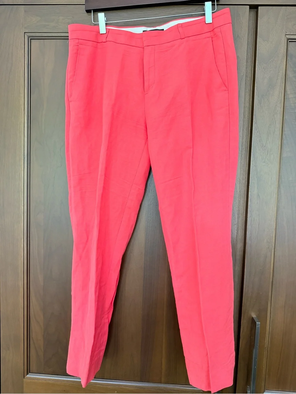 Banana Republic Coral Linen-Blend Pants